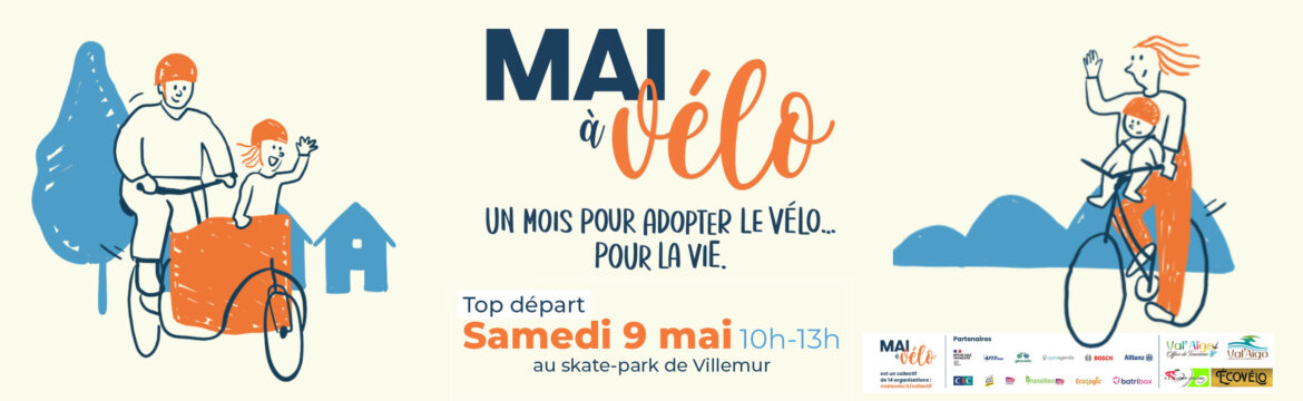 Mai à vélo en Val'Aïgo 2026